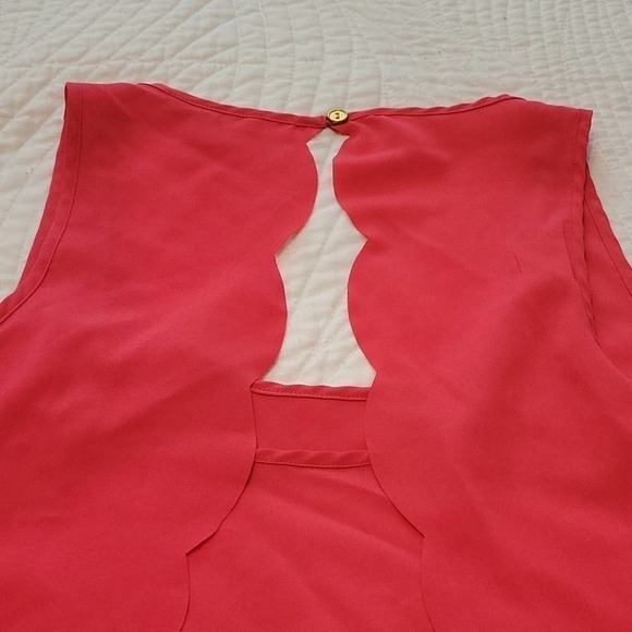 GB Pink Sleeveless Blouse Top Women's S - Picture 4 of 4